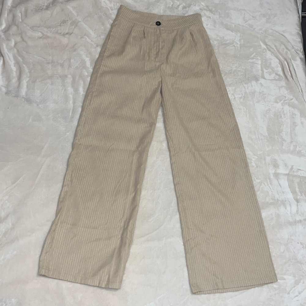 Beige casual pants - Picture 1 of 4